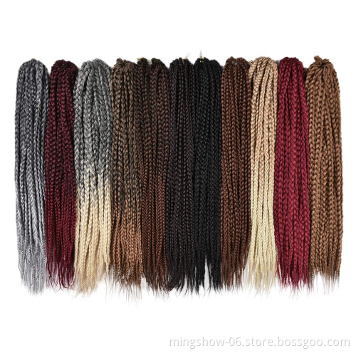 18inch Most Natural  Crochet Braids Faux Locs Crochet Braid factory wholesale